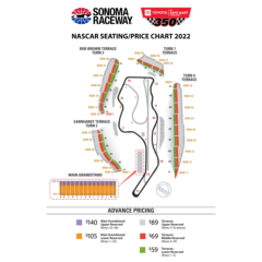 NASCAR Seating/Pricing Map